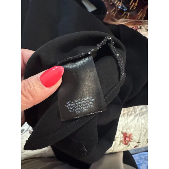 Maeve by Anthropologie Black Mock Neck Puff Sleeve Top Blouse Anthro Size 6 - Picture 10 of 10